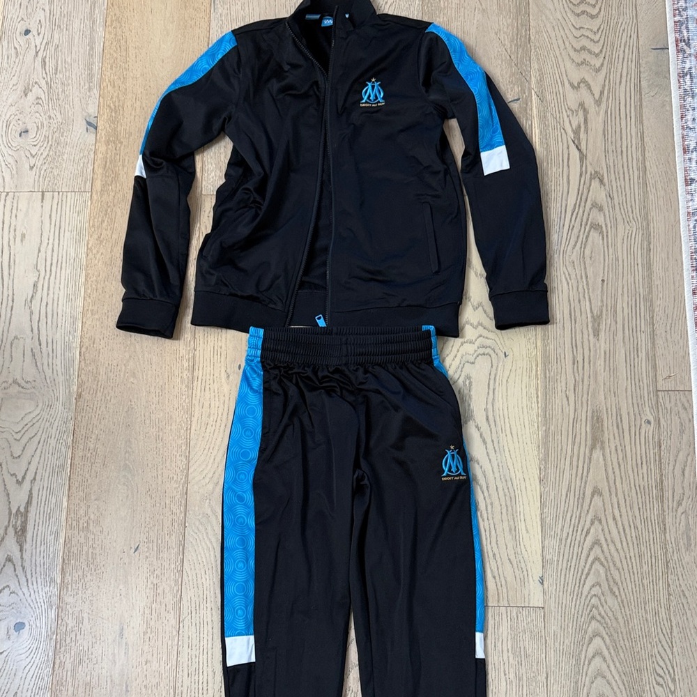L’Olmpique de Marseille Black and Blue Tracksuit